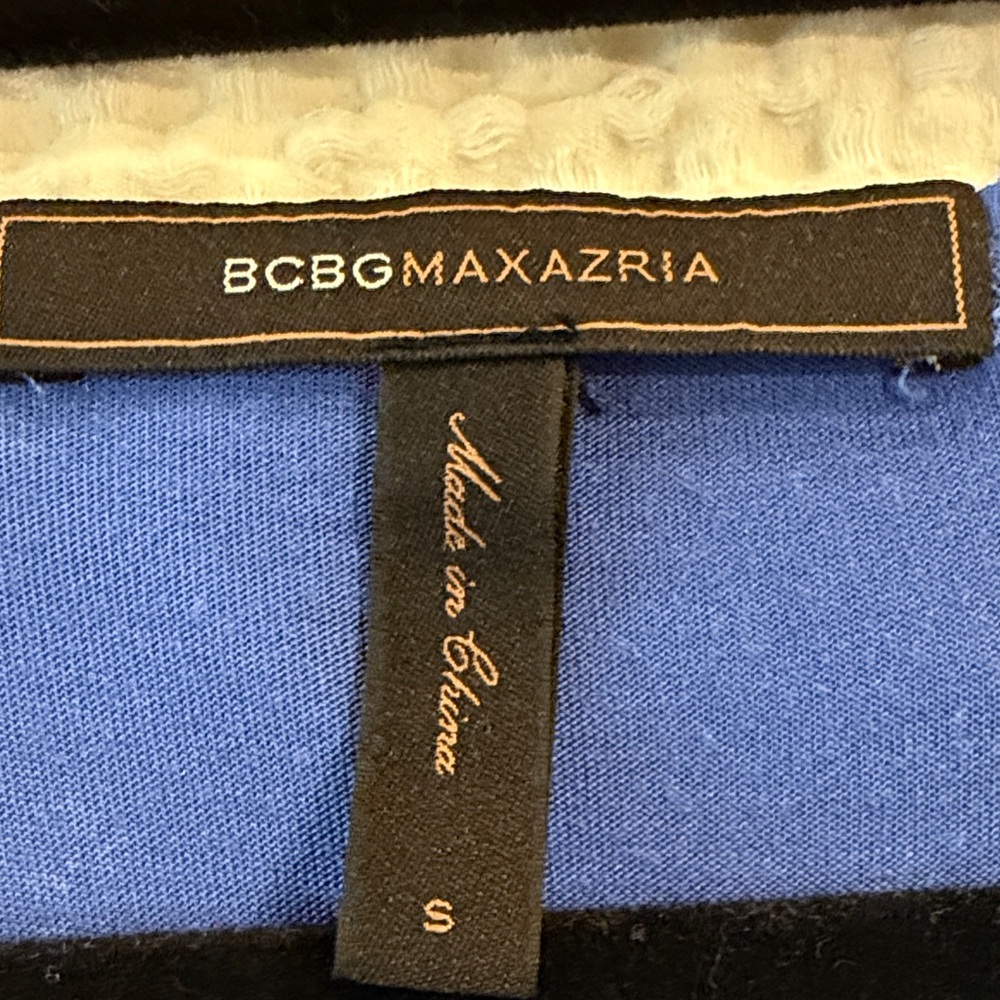 BCBGMaxAzria Blue Ruffle Mini Dress - Picture 4 of 9